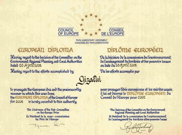 Dyplom Europy
