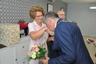 Zdjęcie z uroczystości Jubileuszu 50-lecia Pożycia Małżeńskiego