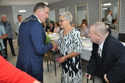 Zdjęcie z uroczystości Jubileuszu 50-lecia Pożycia Małżeńskiego