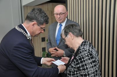 Zdjęcie z obchodów jubileuszu "Złotych Godów"