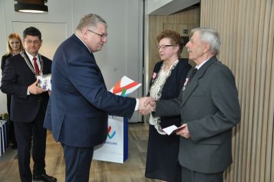 Zdjęcie z obchodów jubileuszu "Złotych Godów"