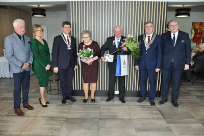 Zdjęcie z obchodów jubileuszu "Złotych Godów"