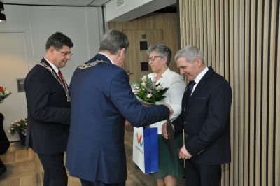 Zdjęcie z obchodów jubileuszu "Złotych Godów"