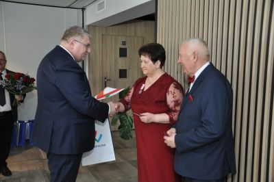 Zdjęcie z obchodów jubileuszu "Złotych Godów"