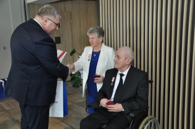 Zdjęcie z obchodów jubileuszu "Złotych Godów"