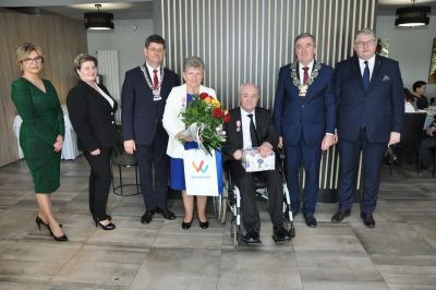 Zdjęcie z obchodów jubileuszu "Złotych Godów"