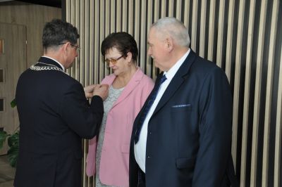 Zdjęcie z obchodów jubileuszu "Złotych Godów"