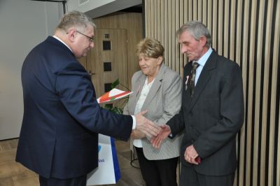 Zdjęcie z obchodów jubileuszu "Złotych Godów"