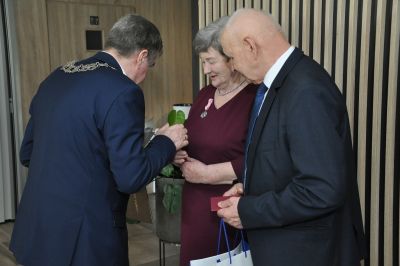 Zdjęcie z obchodów jubileuszu "Złotych Godów"