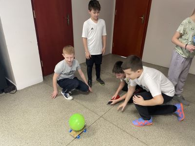 Zdjęcie z przeprowadzania doświadczenia