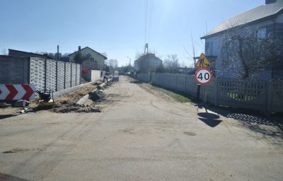 Droga w trakcie budowy