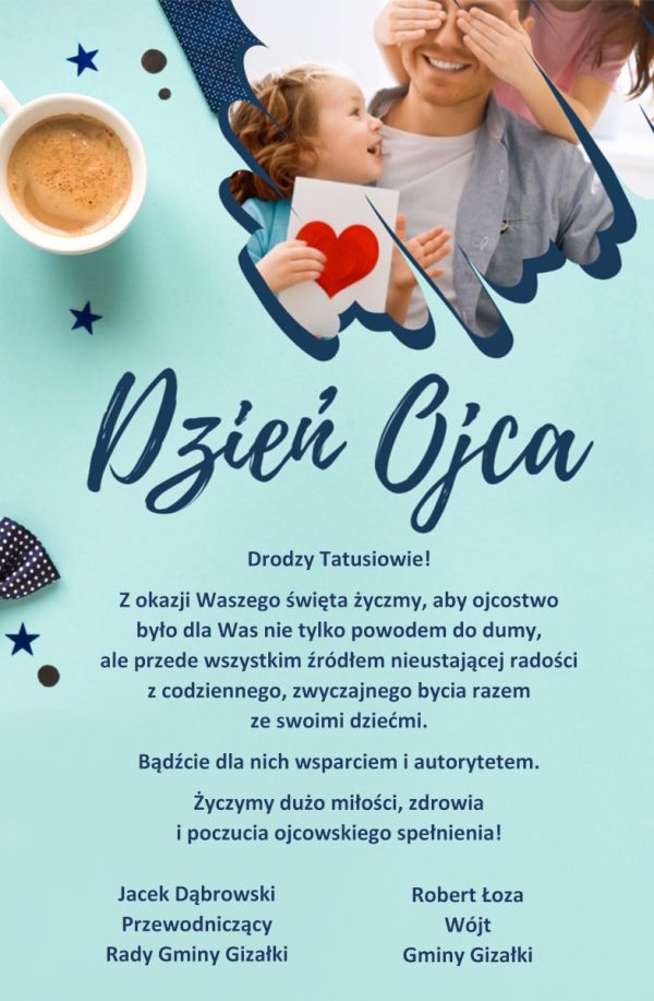 Życzenia z okazji Dnia Ojca