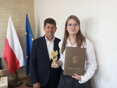 Zdjęcie ze spotkania ze "Wzorowymi Uczniami"