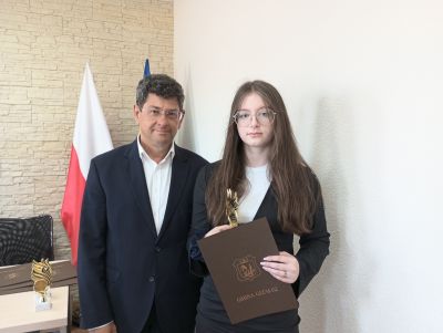 Zdjęcie ze spotkania ze "Wzorowymi Uczniami"