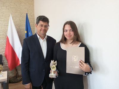 Zdjęcie ze spotkania ze "Wzorowymi Uczniami"