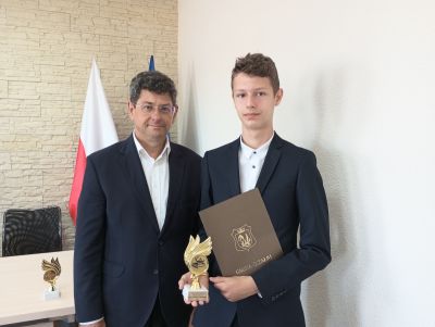Zdjęcie ze spotkania ze "Wzorowymi Uczniami"