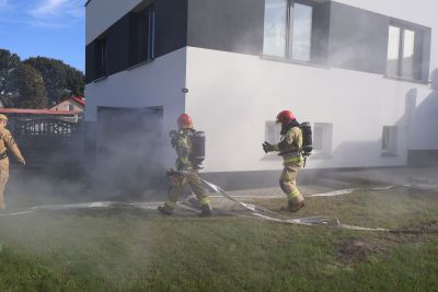 Ewakuacja przedszkola w Wierzchach