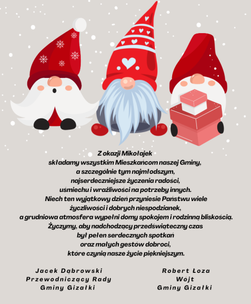 Życzenia mikołajkowe