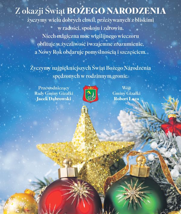 Życzenia bożonarodzeniowe