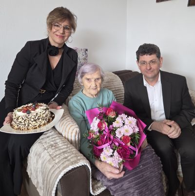 Zdjęcie z jubilatką