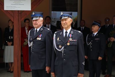 Zdjęcie z obchodów jubileuszu 125-lecia Ochotniczej Straży Pożarnej w Szymanowicach