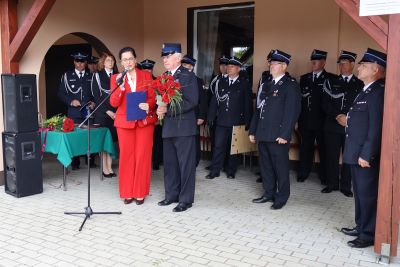 Zdjęcie z obchodów jubileuszu 125-lecia Ochotniczej Straży Pożarnej w Szymanowicach