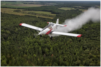 Lotnicze zabiegi ratownicze w lasach