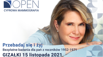 Bezpłatne badania mammograficzne