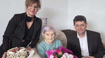 Zdjęcie z jubilatką