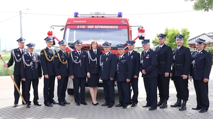 Zdjęcie z jubileuszu OSP Szymanowice
